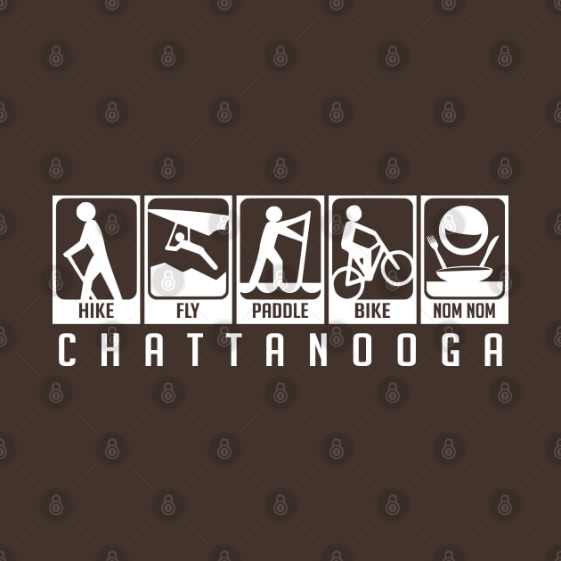 Chattanooga NOM NOM (all white design) by SeeScotty