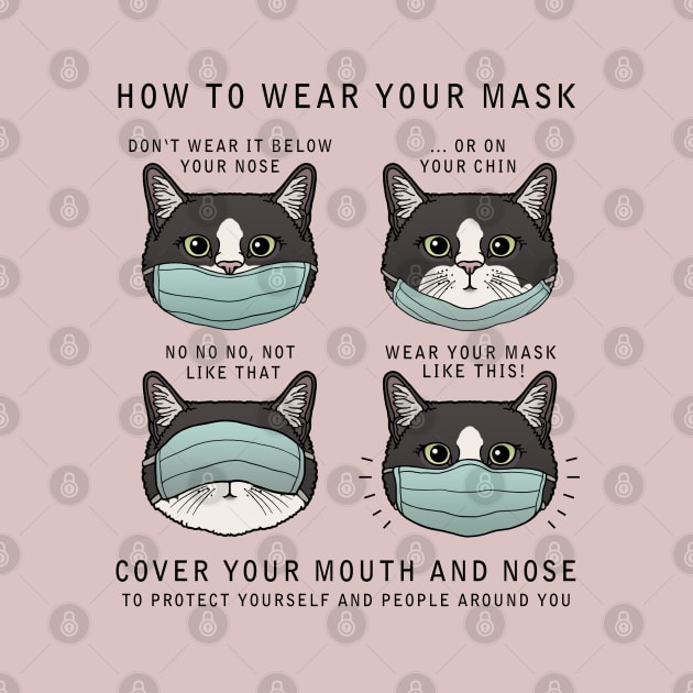 How to wear your mask by tiina menzel