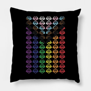 Polyamory Progress Pride Flag Pillow