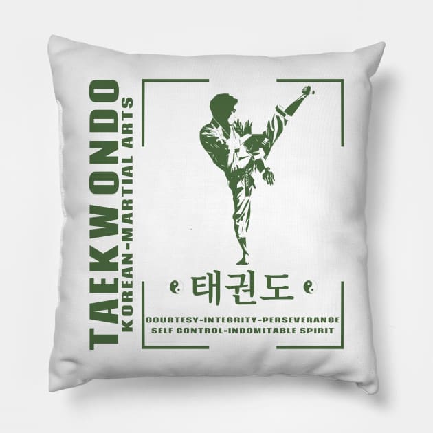 taekwondo Pillow by dishcubung