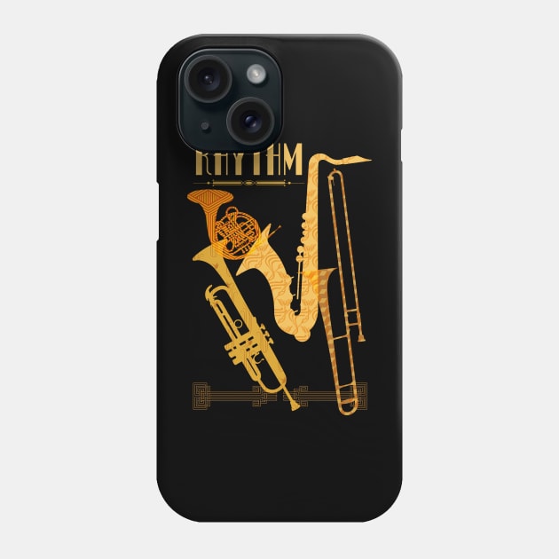 Brass Musical Instruments Rhythm type Phone Case by Lisa