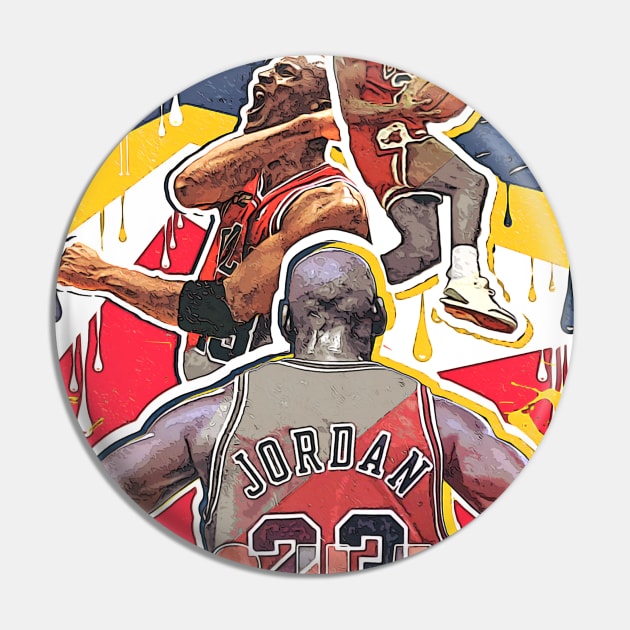 M. Jordan - Sport Pin by elmejikono