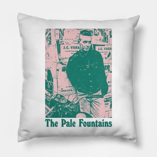 The Pale Fountains  • • • • Retro Indiepop Design Pillow