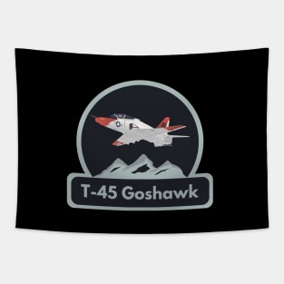 T-45 Goshawk Jet Trainer Airplane Tapestry