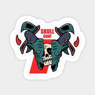 Skull goat Magnet