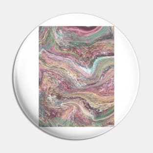 Fluid Art Design Pin