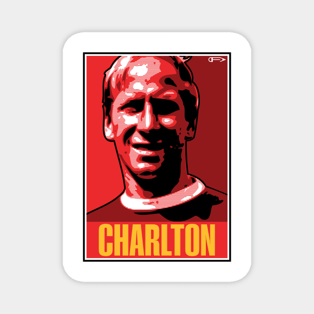 Charlton - MUFC Magnet by David Foy Art