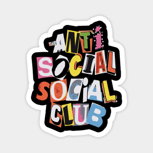 Anti Social Club Magnet