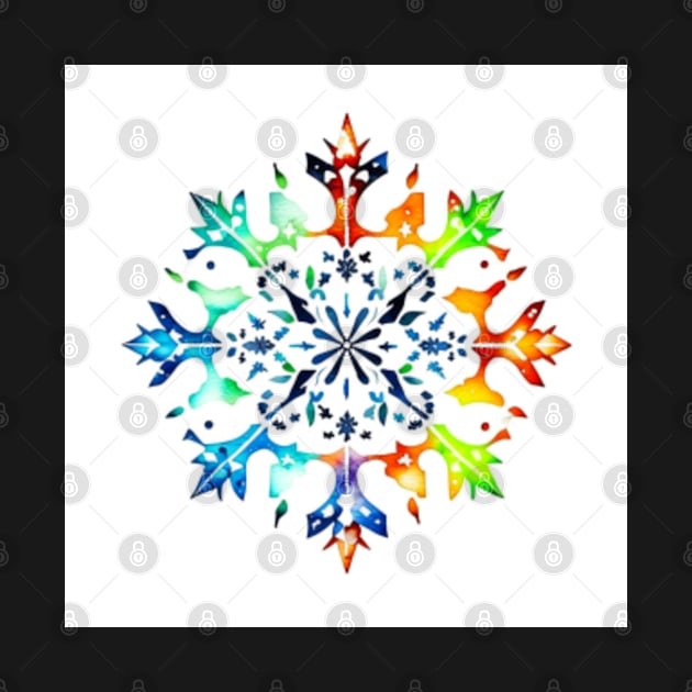 Snowflake Design - Pen & Ink by Oldetimemercan