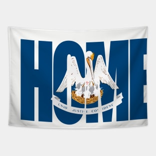 Louisiana Home - State Flag Tapestry
