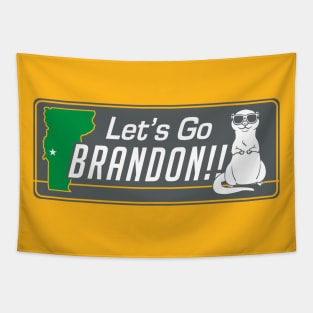 lets go brandon animal Tapestry