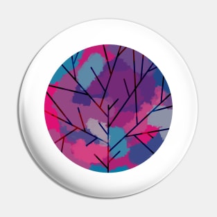 Color Splash Tree / Nature Pin