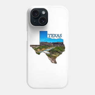 State of Texas Outline Phone Case