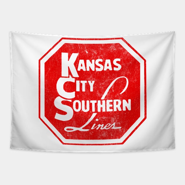 Kansas City Southern Lines Tapestry by CultOfRomance