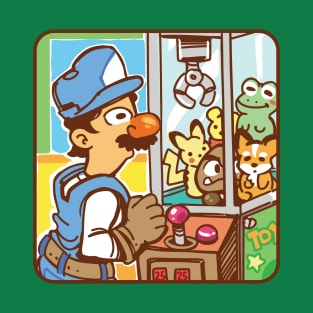 Plumber Arcade Claw Machine T-Shirt