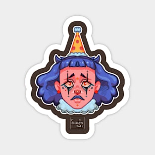 Sad Clown Magnet