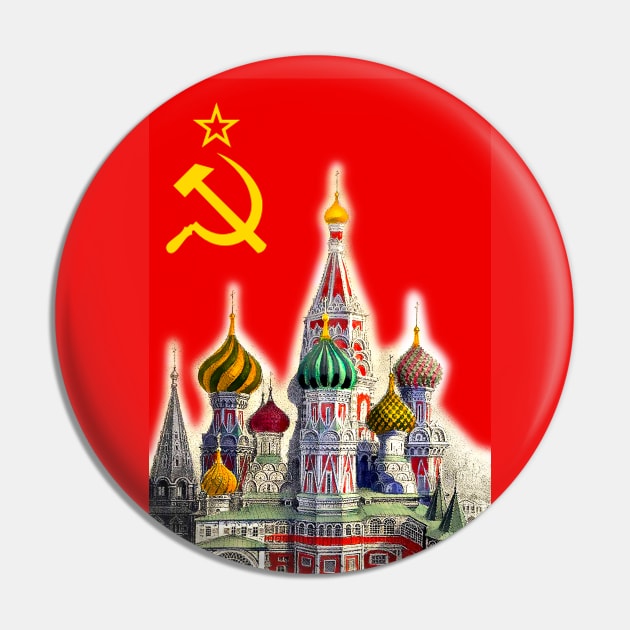 Russia Soviet Union RUS Pin by Marccelus