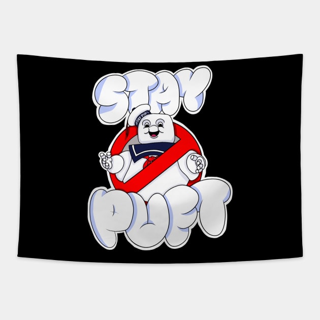 Stay puft Tapestry by wet_chicken_lip