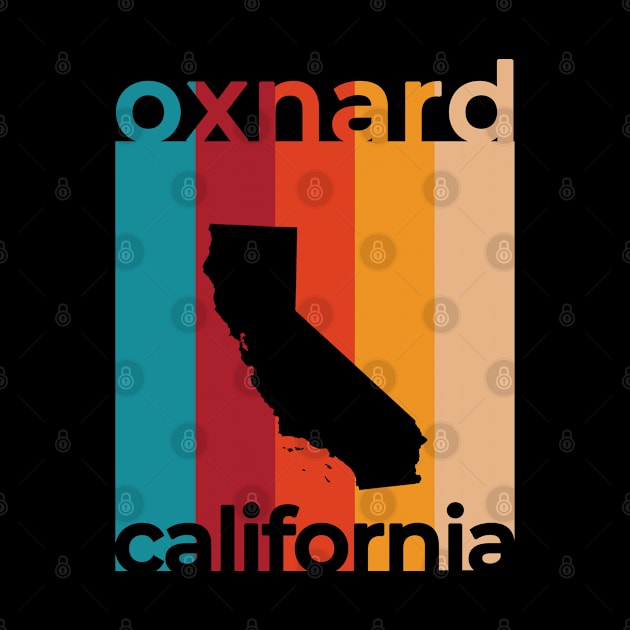 Oxnard California Retro by easytees