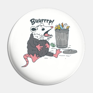 Buurrrp - Opossum Pin