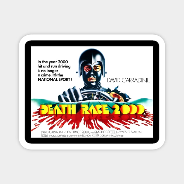 Death Race 2000 (Vintage) Magnet by Scum & Villainy