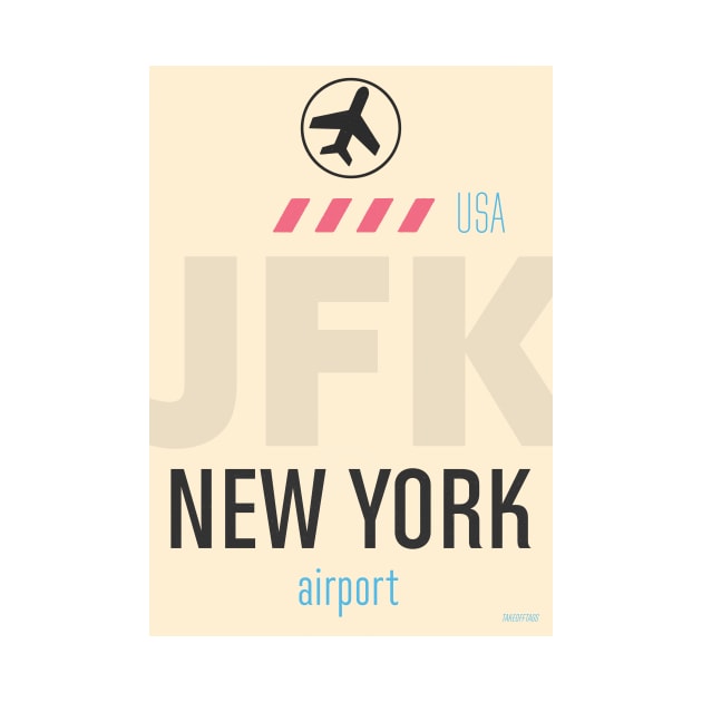 Classic airport JFK New York by Woohoo