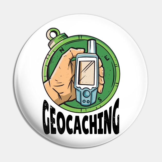 Geocaching Pin by Visual Vibes