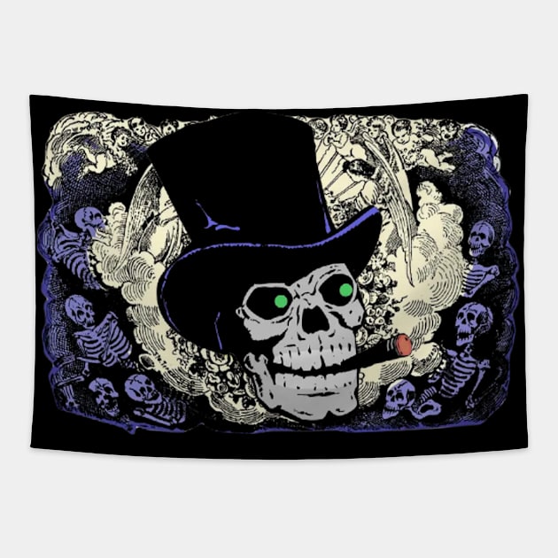 Skull Tapestry by Boss Ressa