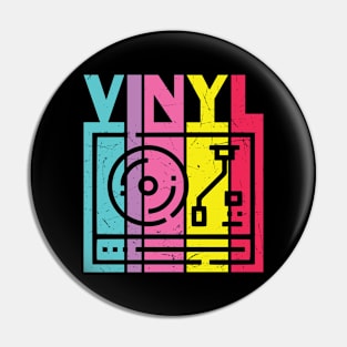 Retro Vinyl Record Player Vinyl Collector Vintage Music Lover Gift Pin