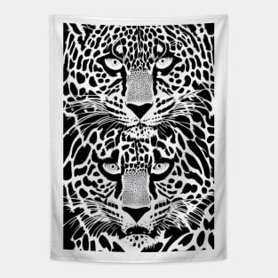 Best mate Amur leopard Tapestry