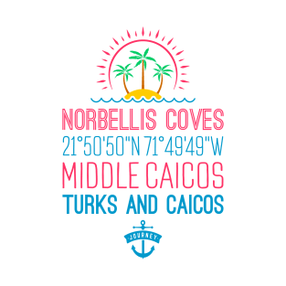 Norbellis Coves, Middle Caicos, Turks and Caicos Islands T-Shirt