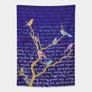 Tree of Words || Summer Collection Tapestry