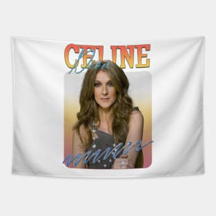 Vintage Aesthetic Celine Dion Tapestry