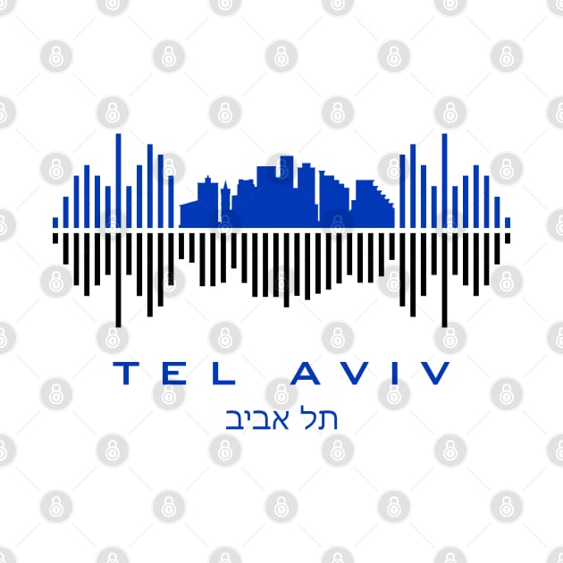 Tel Aviv (תל אביב) Soundwave by blackcheetah