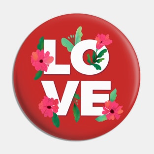 Love Flower Pin