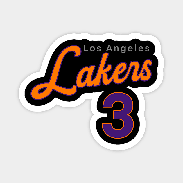 LAKERS 3 Magnet by Tee Trends