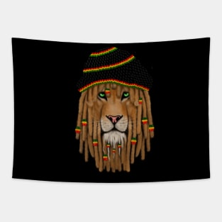 Brave Rasta Lion, Ethiopian, Judah Tapestry