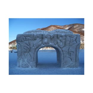 Ice Arch. Petropavlovsk, Kamchatka, Russia T-Shirt