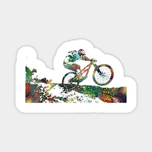 Downhill mountain biking Magnet