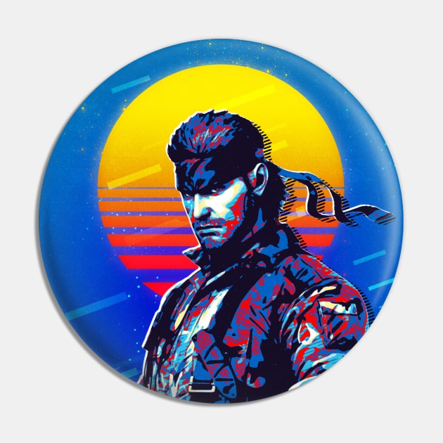 Solid Snake Pin by Durro