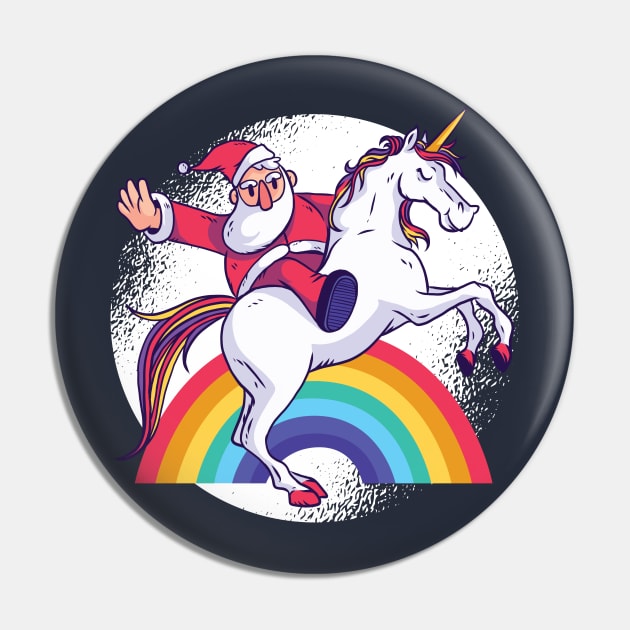 Santa Unicorn Pin by otaku_sensei6