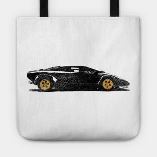 1984 Black & Gold (Distressed) Tote