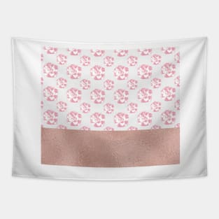 Rose succulents en rose gold Tapestry