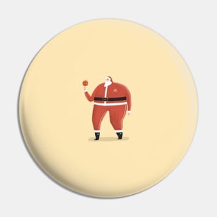 Sporty Santa Pin