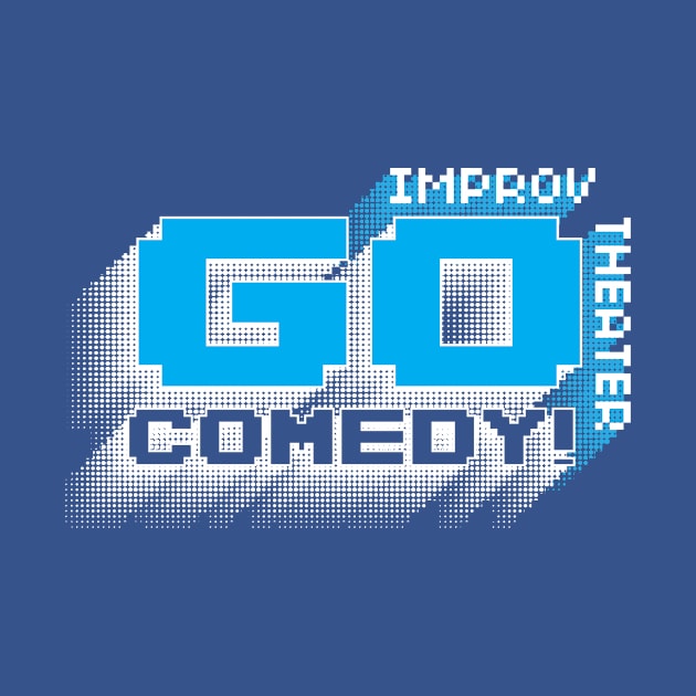 Go Comedy 8 bit logo by gocomedyimprov