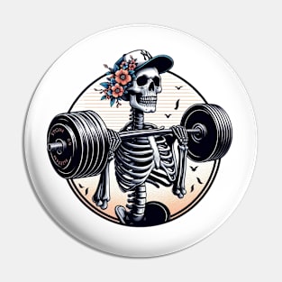 Deadlift Skeleton Pin