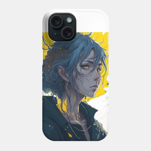 Sad Girl - Anime Style Phone Case by AniMilan Design