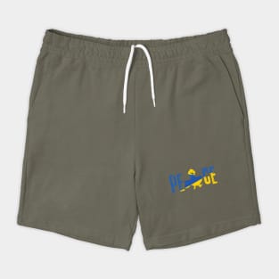 Peace Ukraine Flag Design Shorts