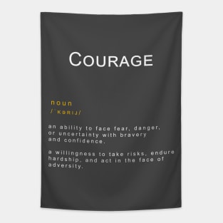 Motivational Word: Courage Tapestry