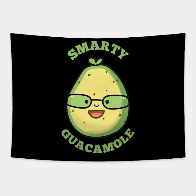 Smarty Guac: Creamy Brainfood for the Witty Connoisseur Tapestry by SnuggleNook